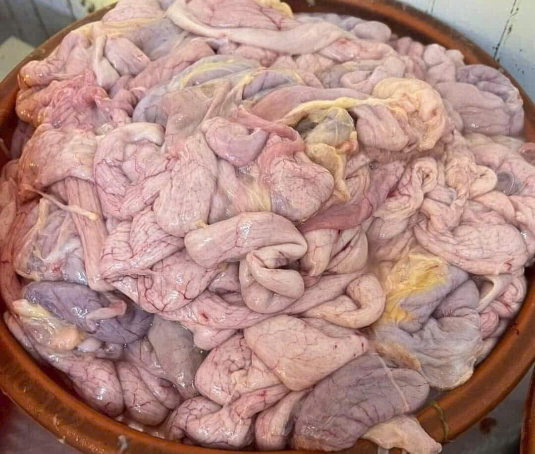 Dồi trường gà tươi cấp đông