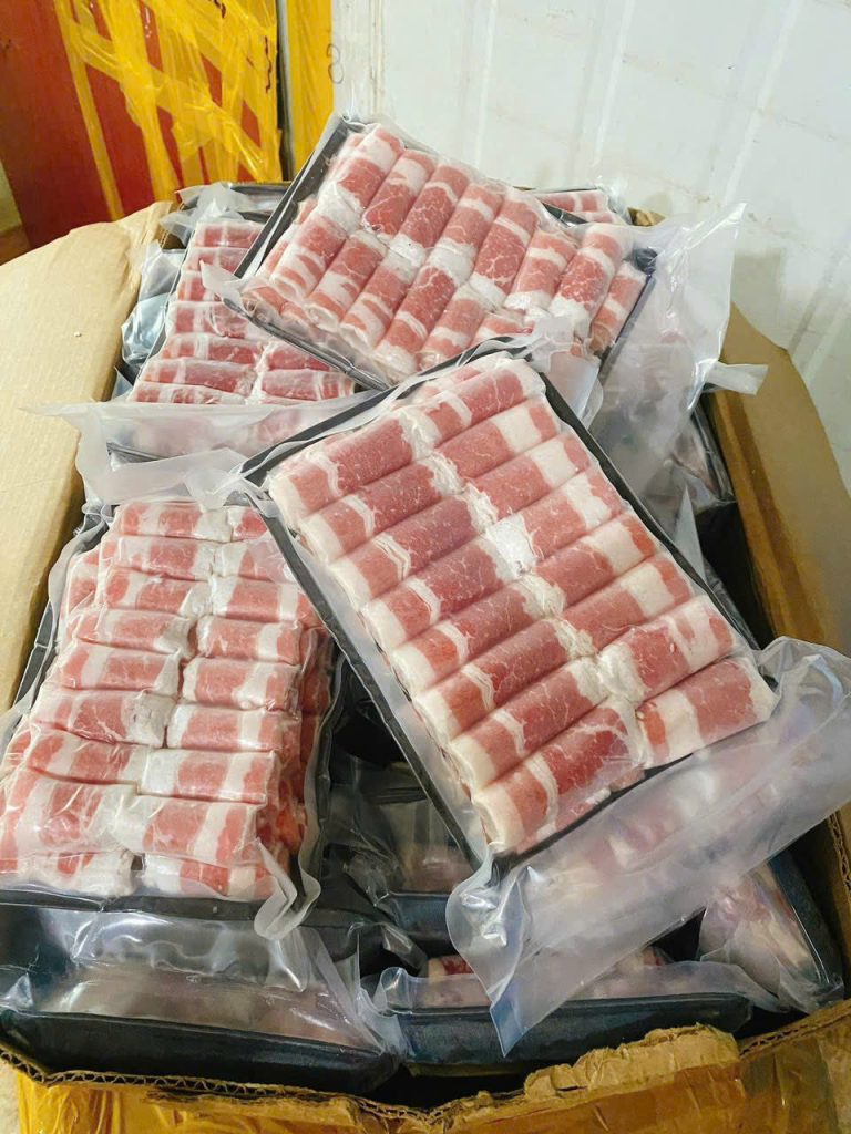 Ba chỉ bò cuộn loại 1