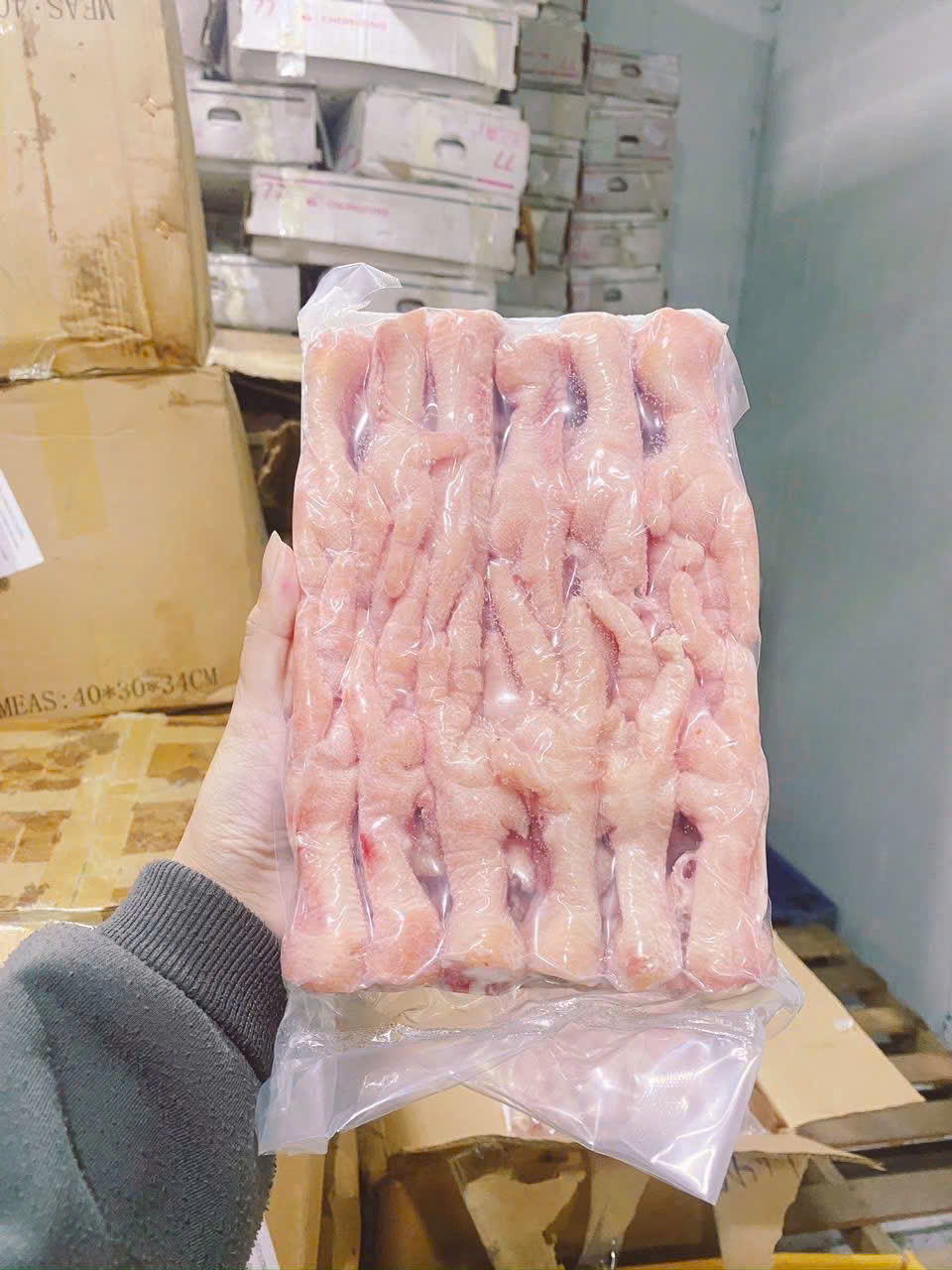 Chân gà rút xương bẻ ngón net đủ